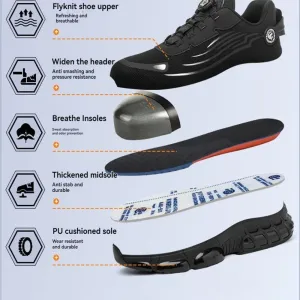 Noozier Safety Shoes, Noozier Safety Shoes Mens Steel Toe, Safe Toe Shoe for Men & Women Industrial and Construction Industries, Puncture-Proof
