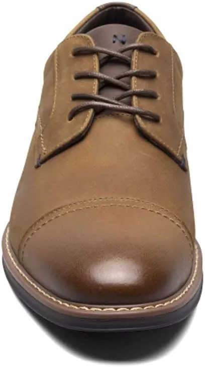 Nunn Bush Men's Centro Flex Cap Toe Oxford Dress Casual Leather Comfortable Lace Up