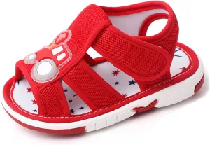 OAISNIT Baby Boy Girl Summer Sandals Infant Squeaky Shoes Lightwight Non-Slip Toddler First Walkers