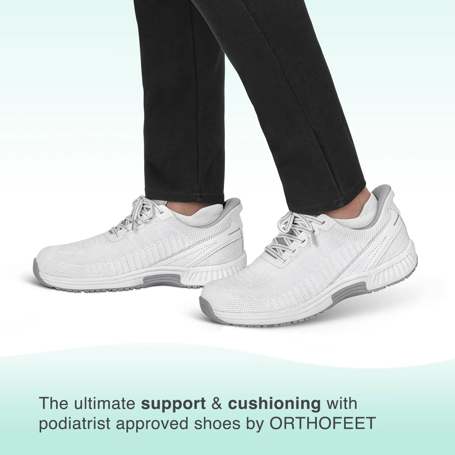 Orthofeet Men's Orthopedic Knit Yari Hands-Free Sneakers