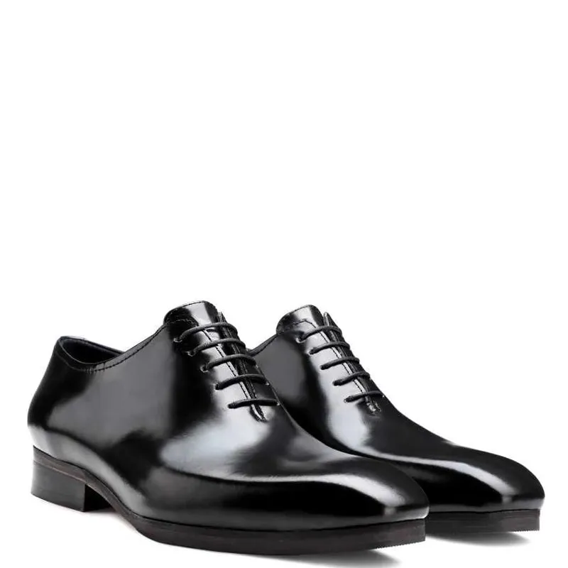 Patent Wholecut Shiny Leather Oxford Shoes