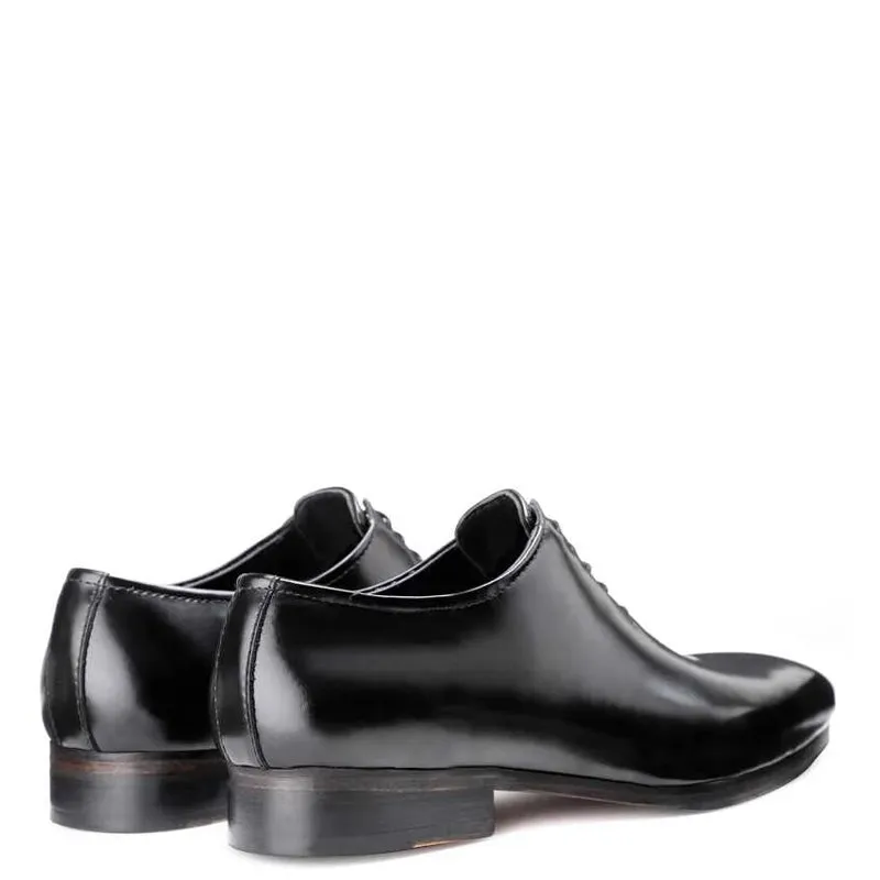 Patent Wholecut Shiny Leather Oxford Shoes