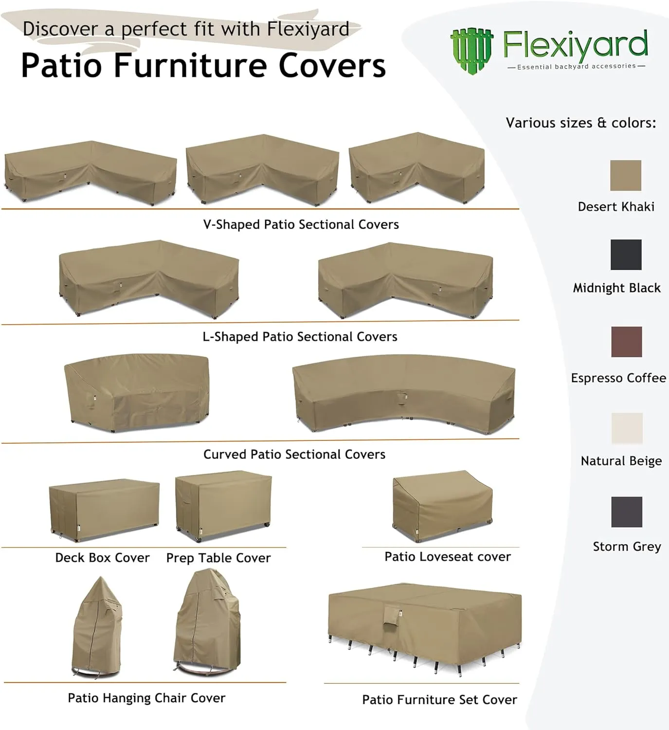 Patio Hanging Chair Cover with Adjustable X-Lock System and Zipper, Easy On Easy Off, Heavy Duty 100% Waterproof 600D Oxford Swing Egg Chair Winter Cover