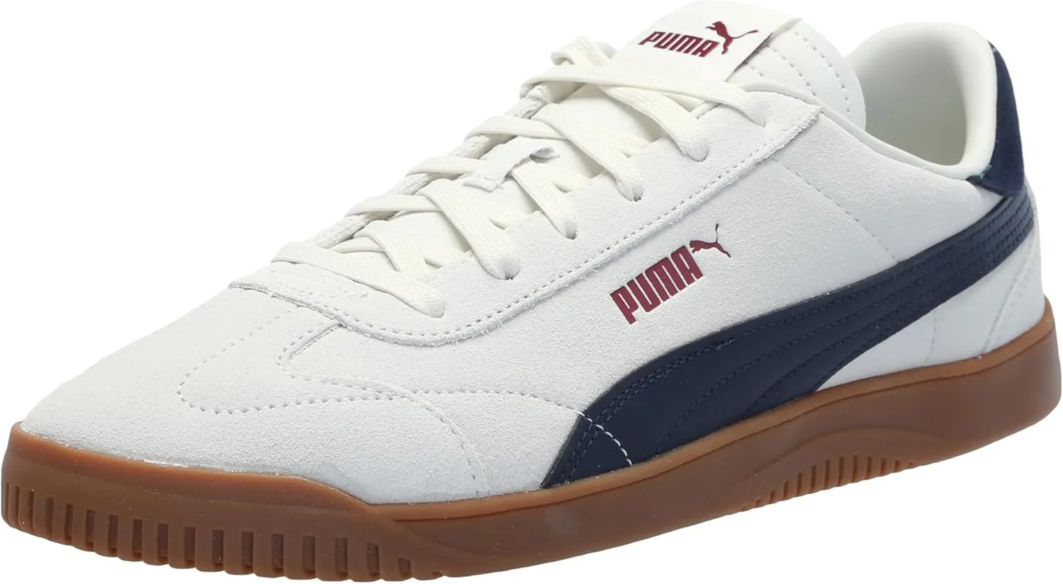 PUMA Men's Club 5v5 Shoes Sneaker, Vapor Gray Navy-Team Regal Red, 12
