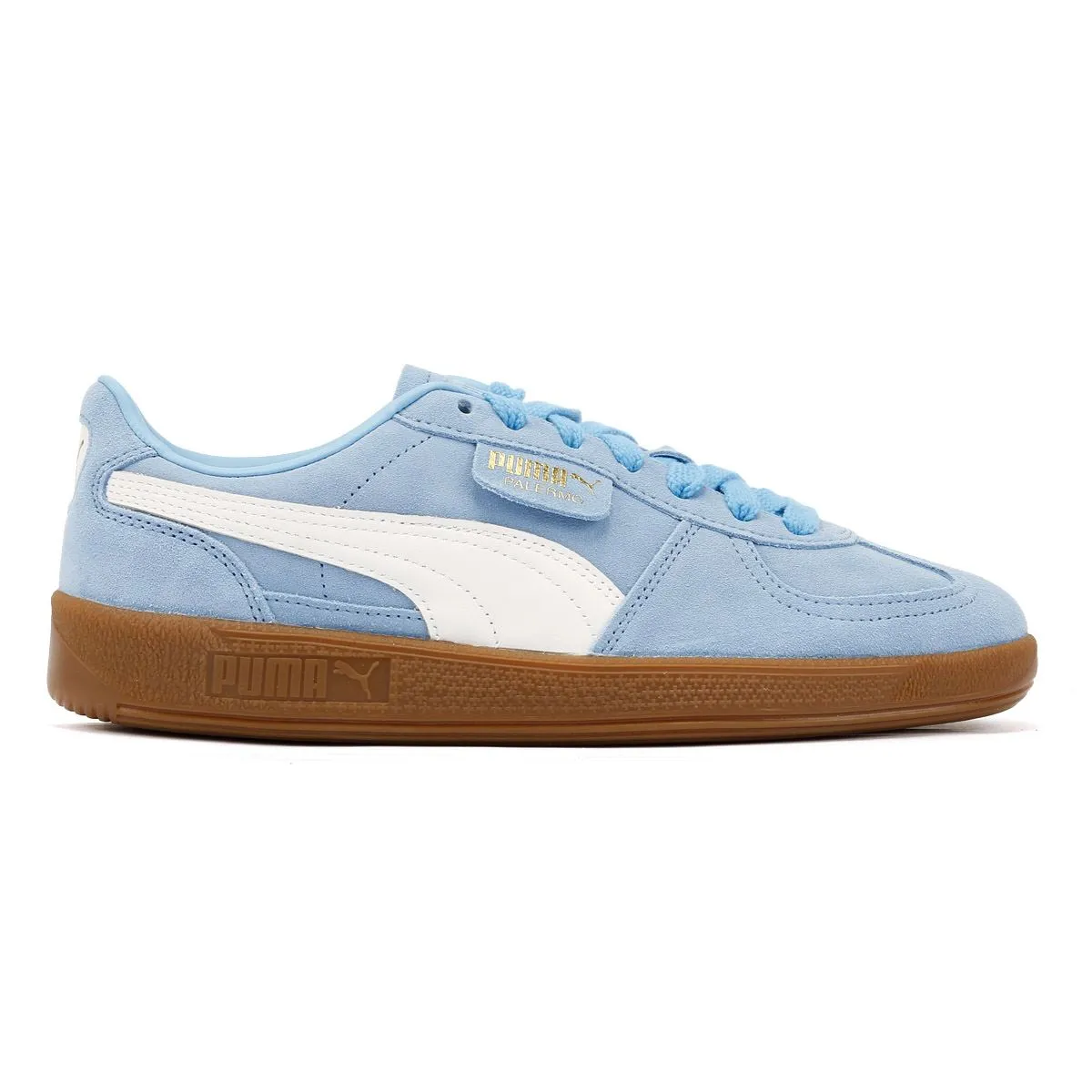 Puma Palermo Leather Light Blue/White Trainers