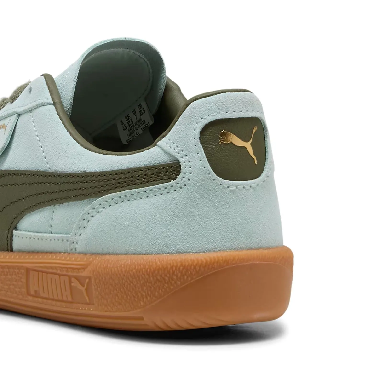 Puma Palermo Leather Peaceful Blue/Loden Green Trainers