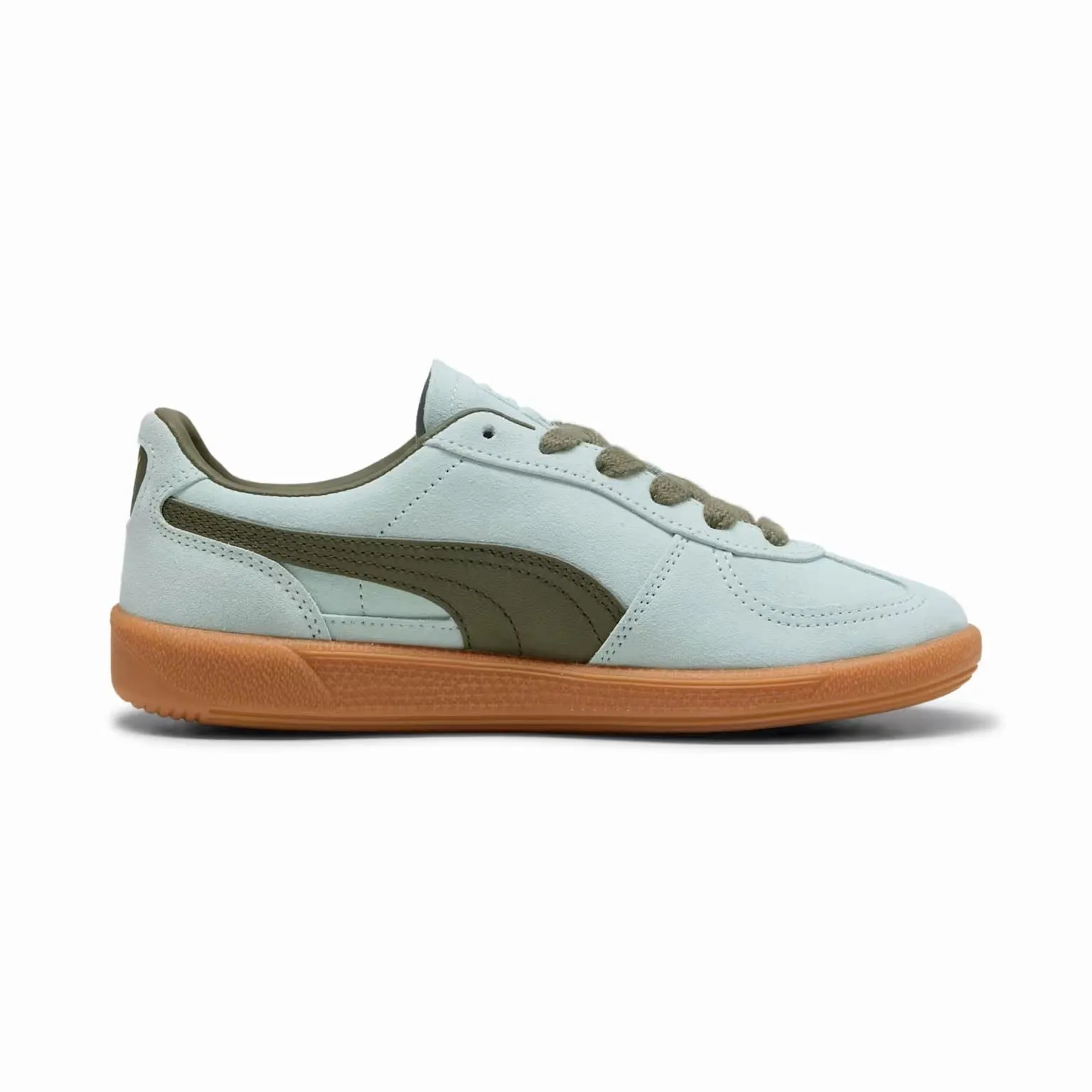 Puma Palermo Leather Peaceful Blue/Loden Green Trainers