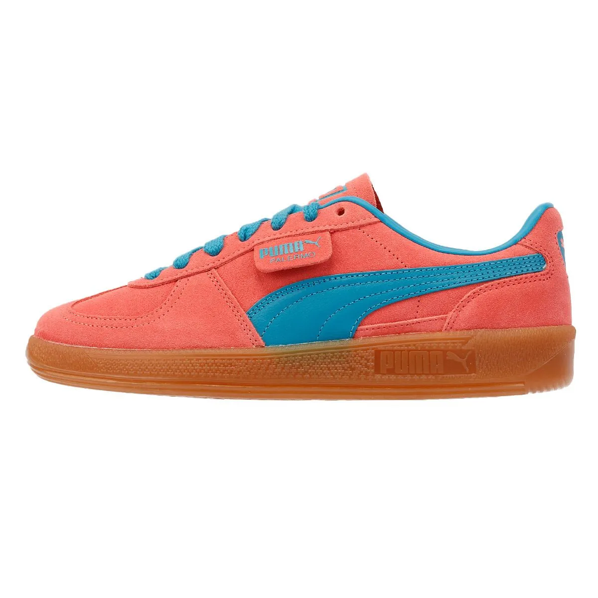 Puma Palermo Leather Pink/Blue Trainers