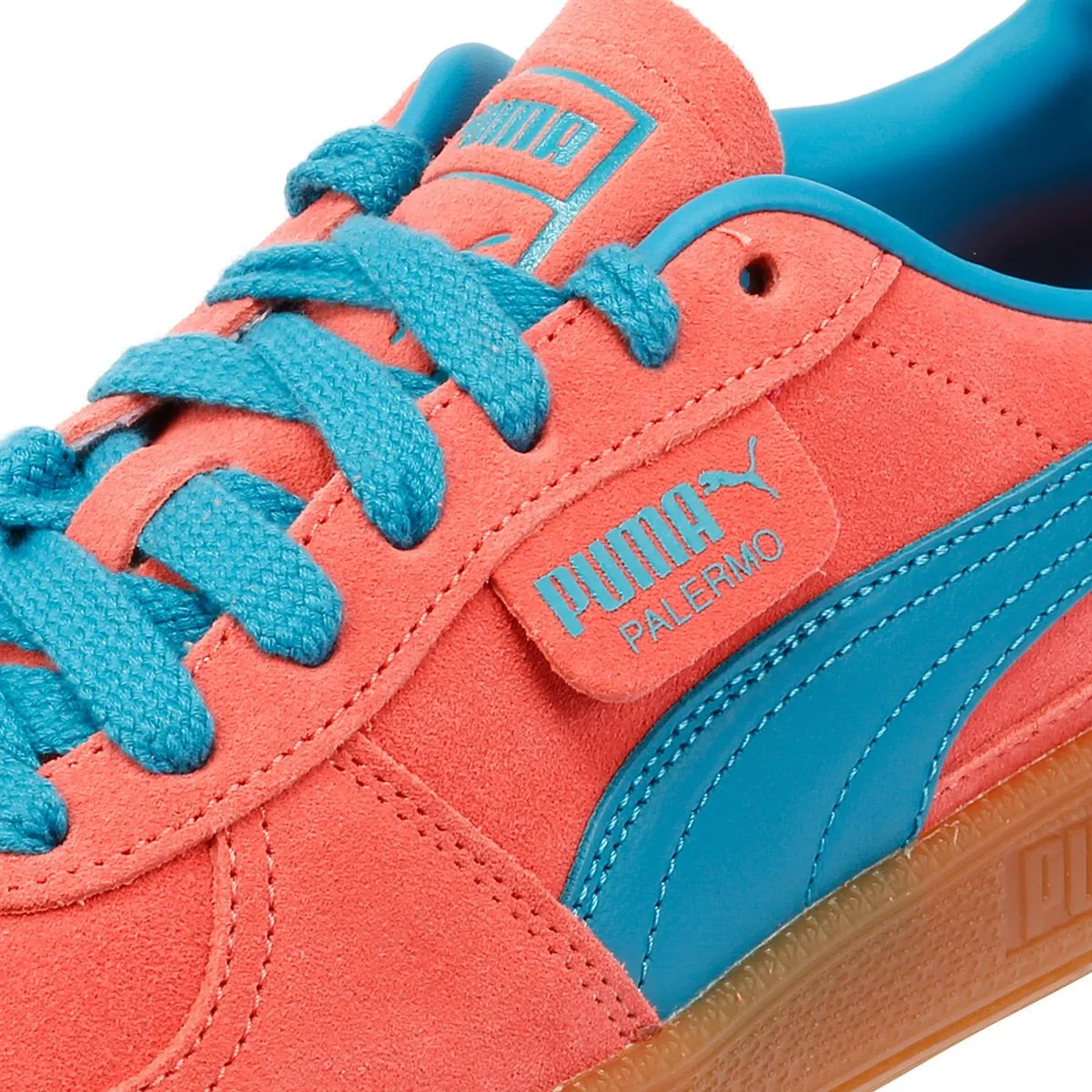 Puma Palermo Leather Pink/Blue Trainers