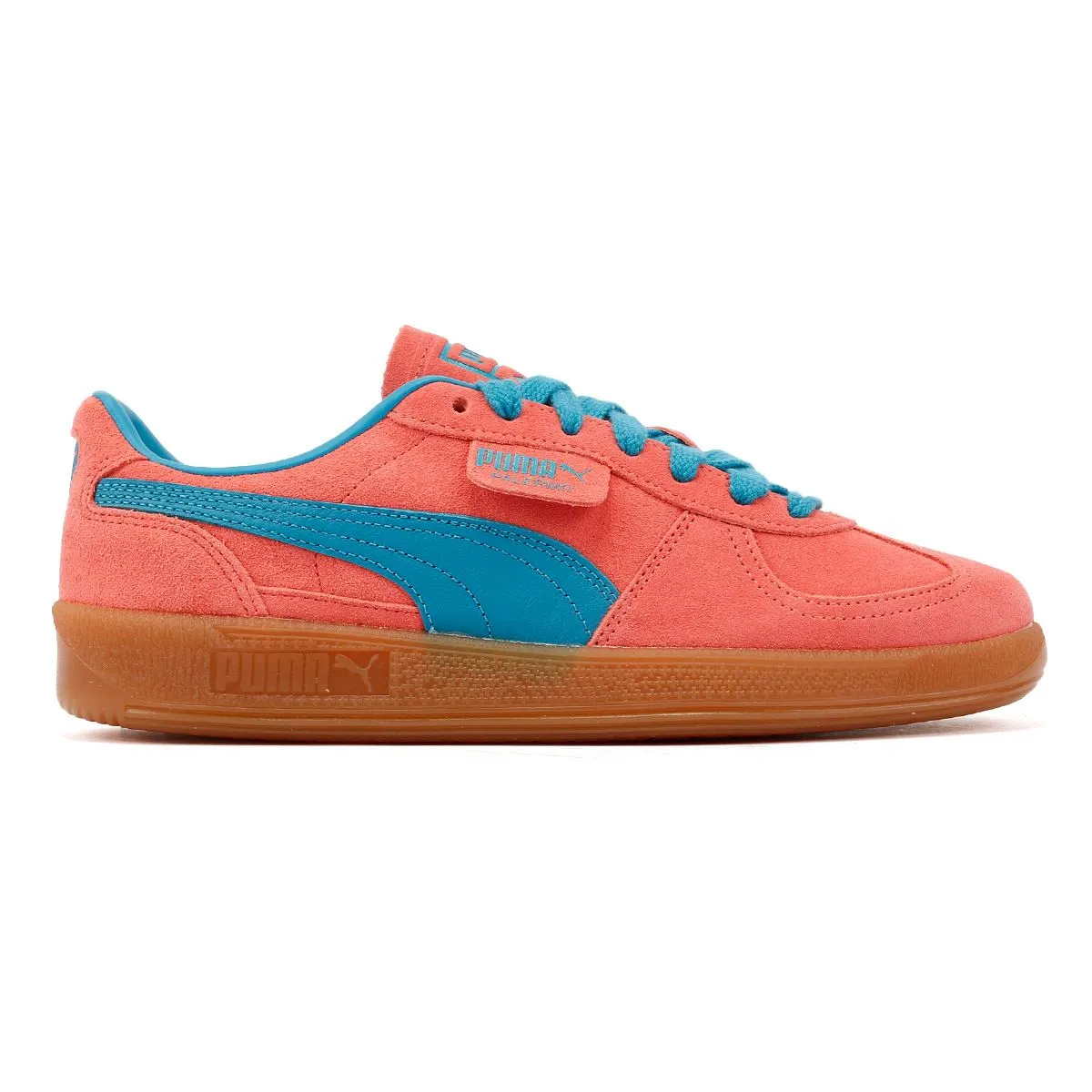 Puma Palermo Leather Pink/Blue Trainers