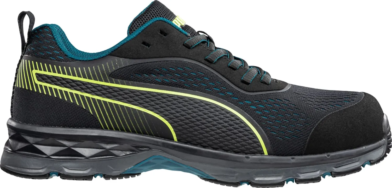 PUMA Women's Fuse Knit Black Low Industrial Shoe, 9