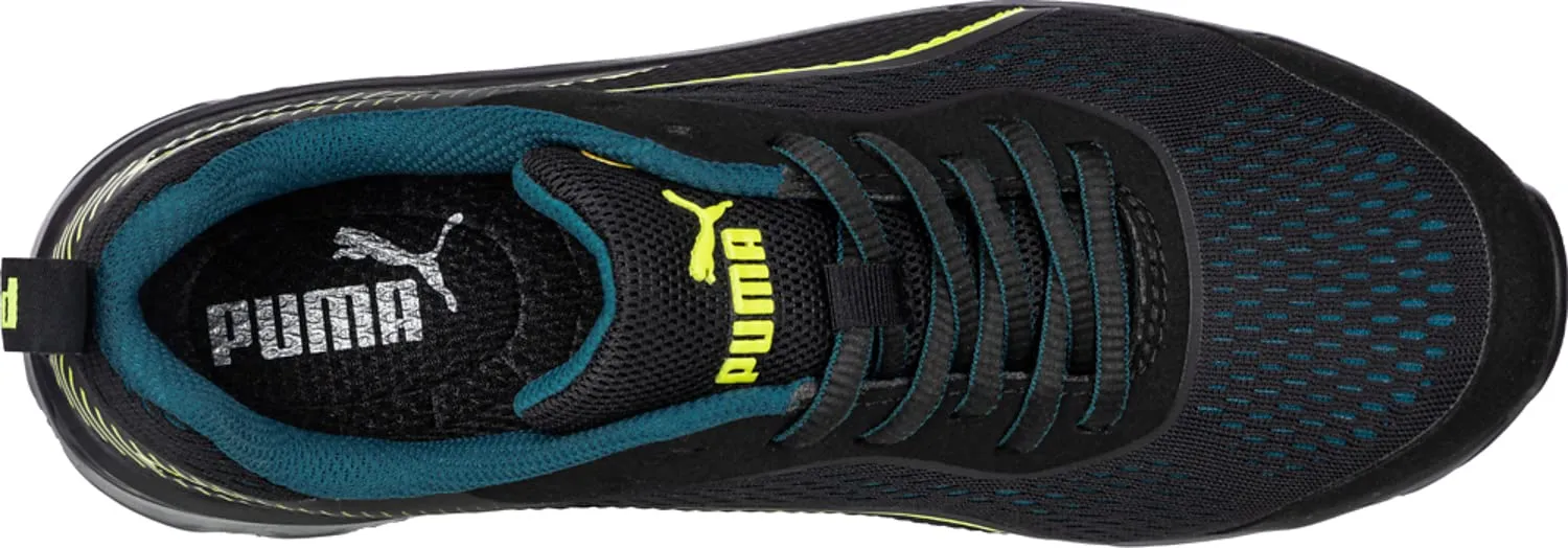 PUMA Women's Fuse Knit Black Low Industrial Shoe, 9