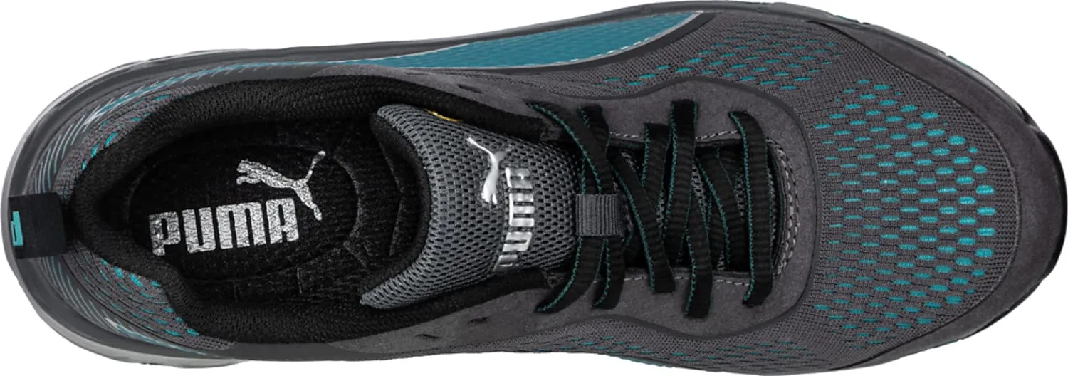 PUMA Women's Fuse Knit Low Industrial Shoe, Blue-Grey, 7.5