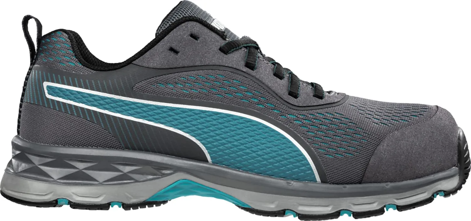PUMA Women's Fuse Knit Low Industrial Shoe, Blue-Grey, 7.5