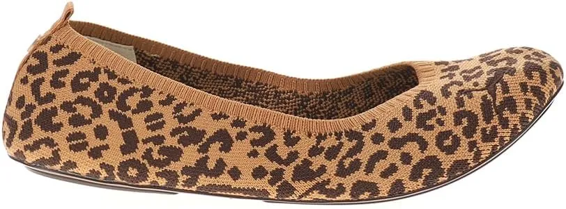 PUMA Womens Iliana Ballerina Leopard Ballet Flats Casual - Brown