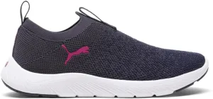 PUMA Womens Softride Remi Knit Slip On Running Sneakers Shoes - Blue - Size 7 M