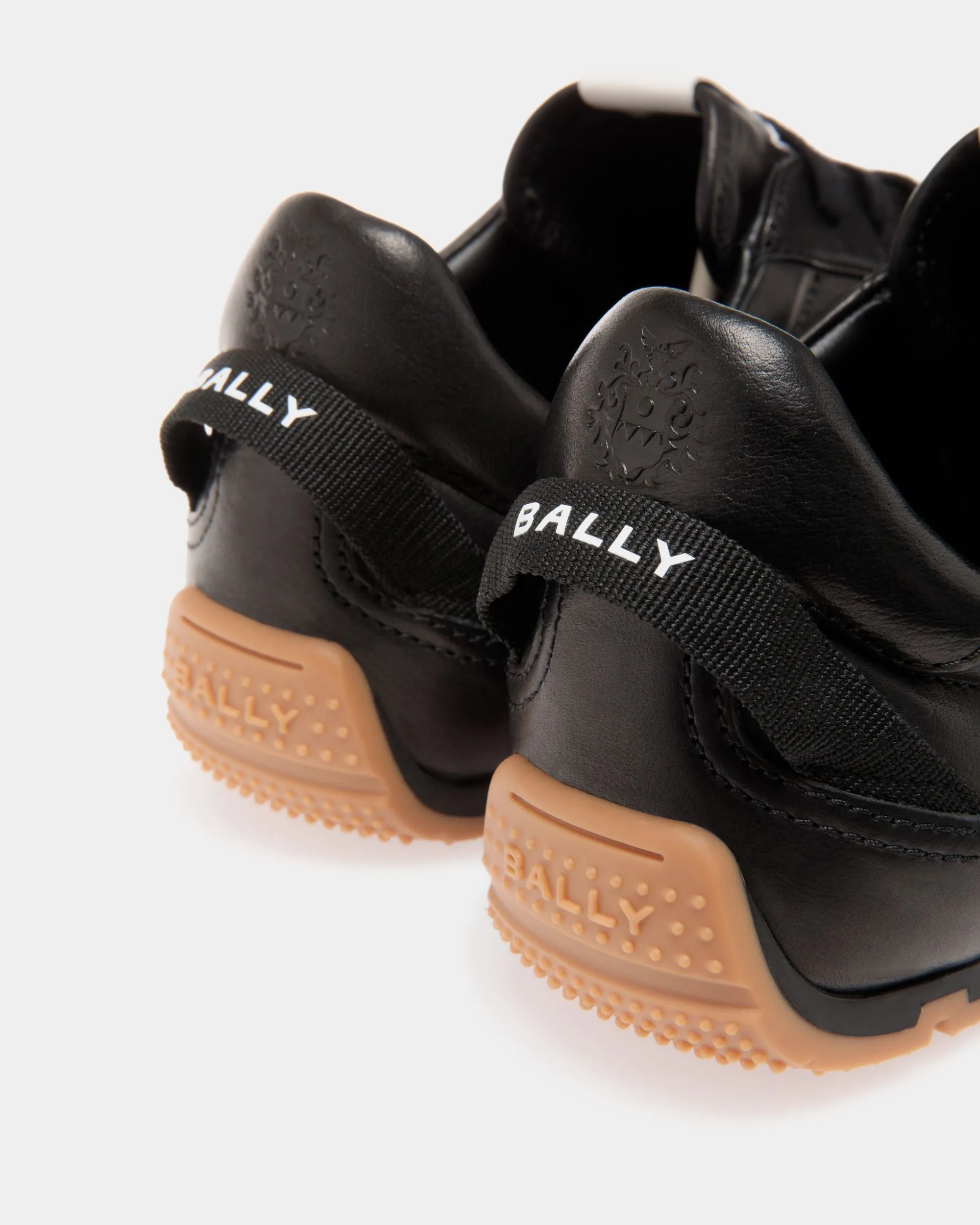 Quarry Sneaker in Black Leather