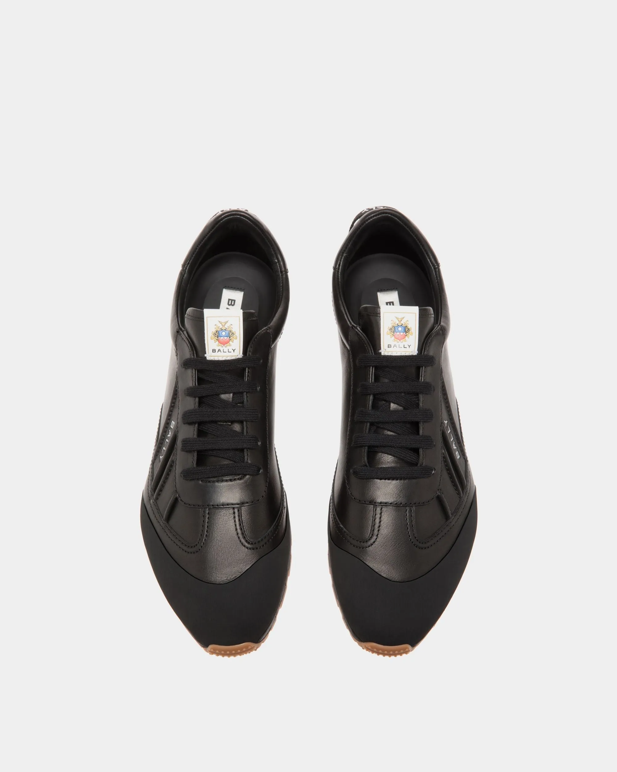 Quarry Sneaker in Black Leather
