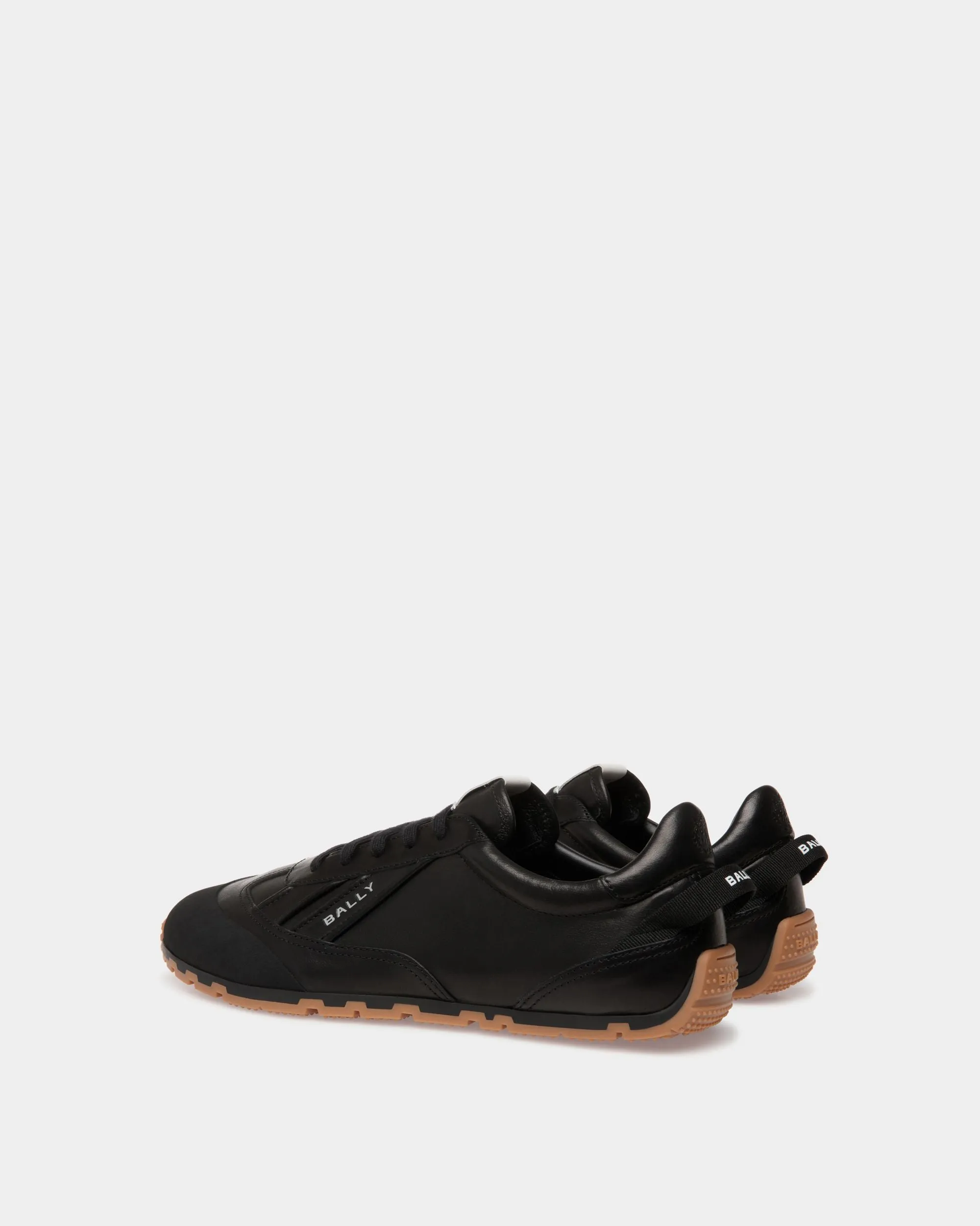 Quarry Sneaker in Black Leather