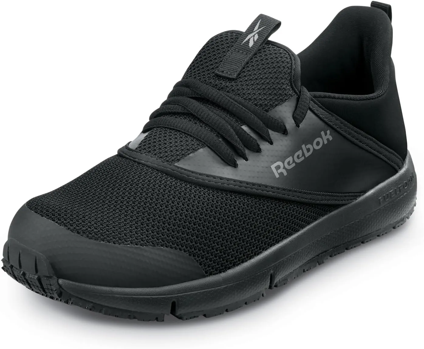 Reebok Work DayStart Work, Women's, Black, Soft Toe, EH, MaxTrax Slip Resistant, Low Athletic, Work Shoe (7.0 M)
