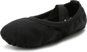 RoseMoli Canvas Ballet Slippers Flats for Girls/Toddlers/Kids/Women, Yoga Practice Shoes for Dancing