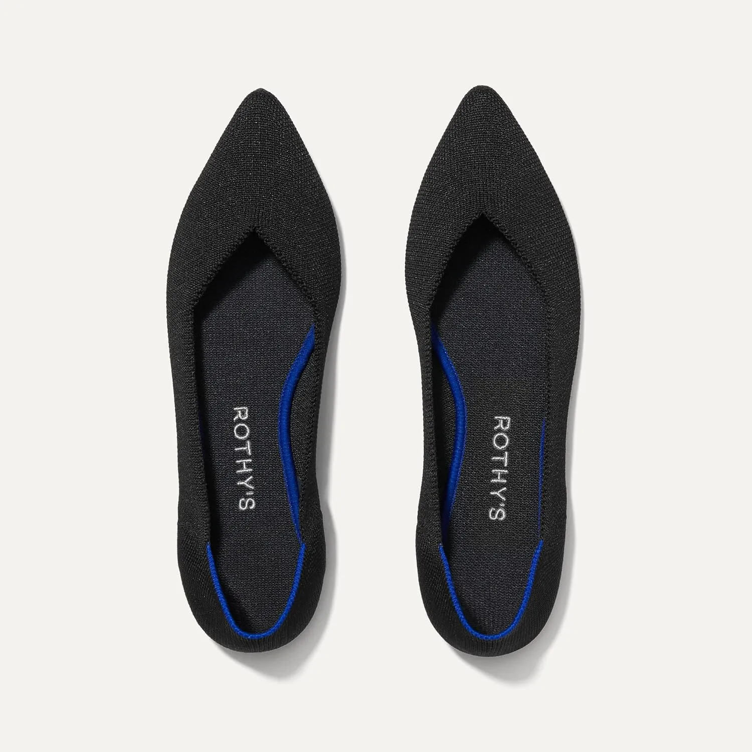 Rothy's The Point Women's Slip-On Shoes, Machine Washable, Pointed-Toe Flats, Made from Recycled Plastic Bottles