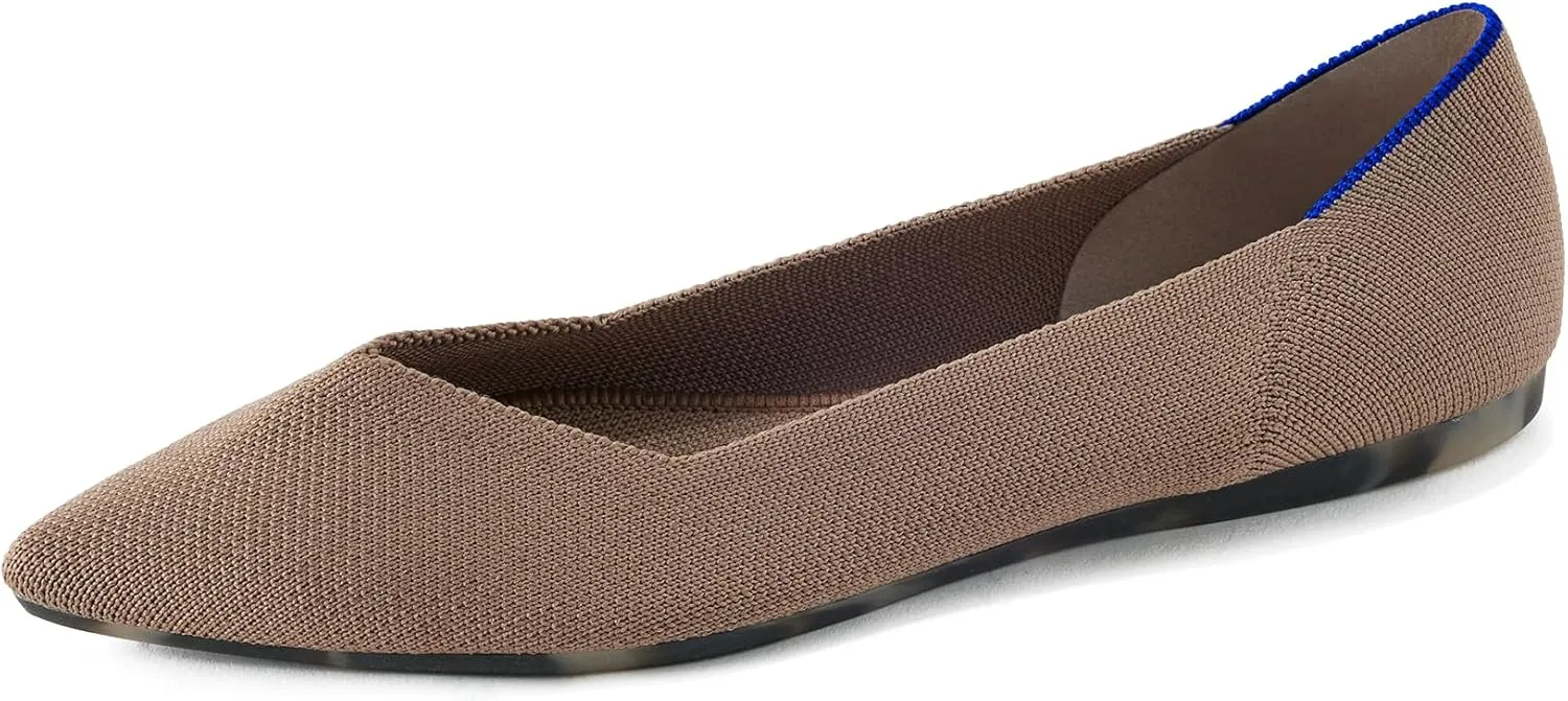 Rothy's The Point Women's Slip-On Shoes, Machine Washable, Pointed-Toe Flats, Made from Recycled Plastic Bottles