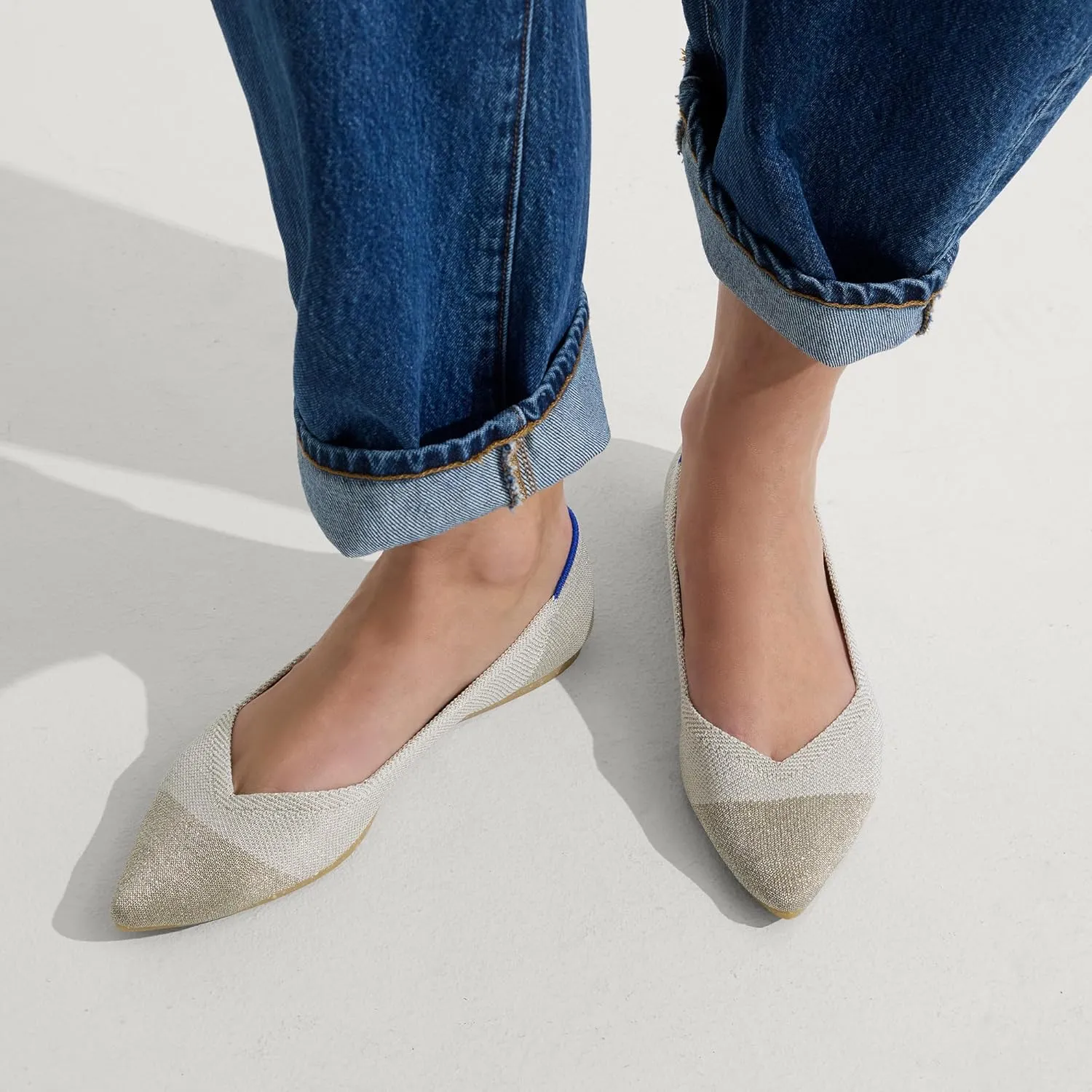 Rothy's The Point Women's Slip-On Shoes, Machine Washable, Pointed-Toe Flats, Made from Recycled Plastic Bottles