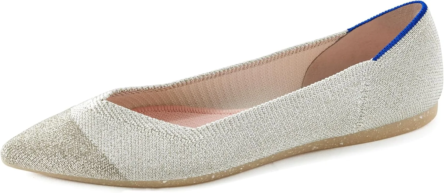 Rothy's The Point Women's Slip-On Shoes, Machine Washable, Pointed-Toe Flats, Made from Recycled Plastic Bottles