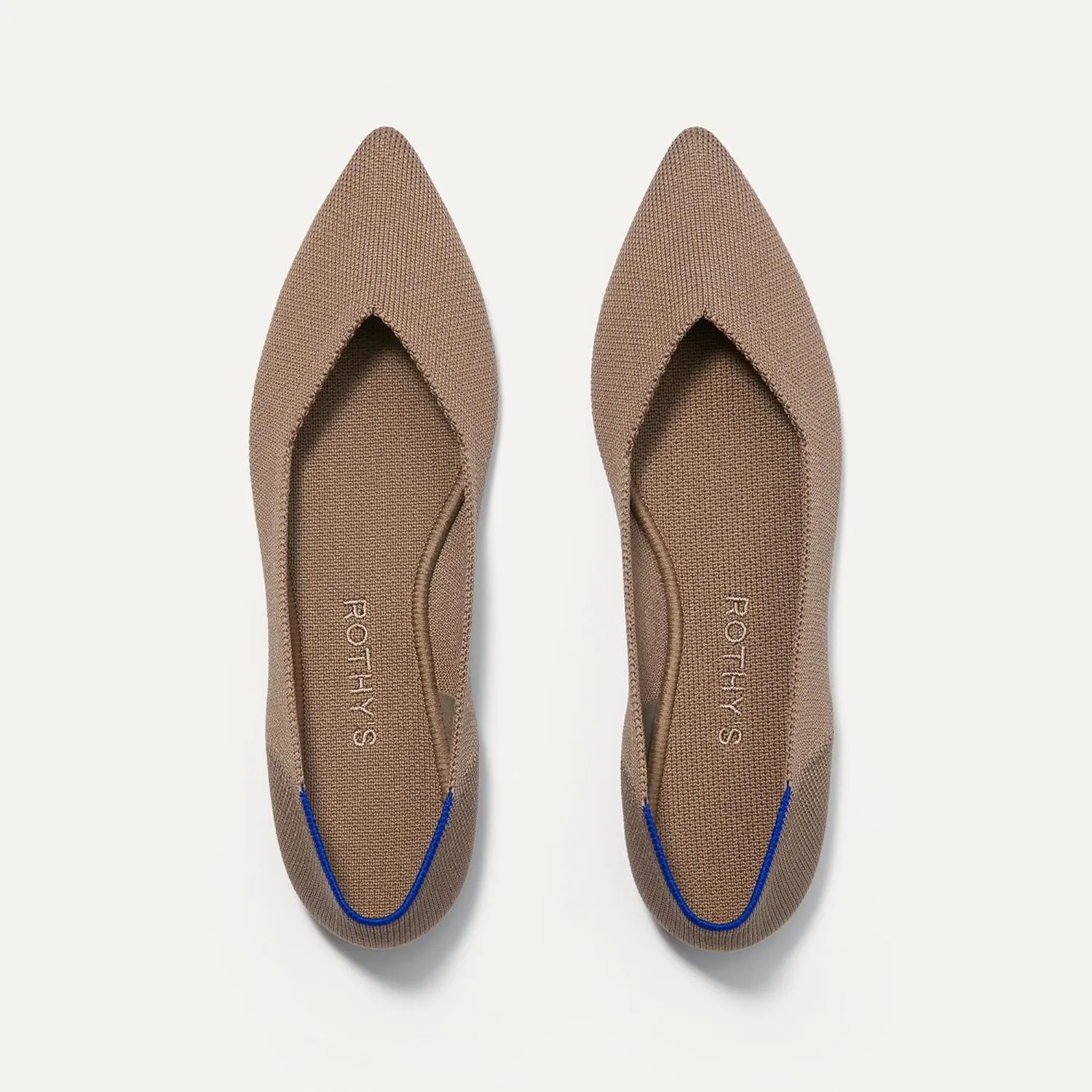 Rothy's The Point Women's Slip-On Shoes, Machine Washable, Pointed-Toe Flats, Made from Recycled Plastic Bottles