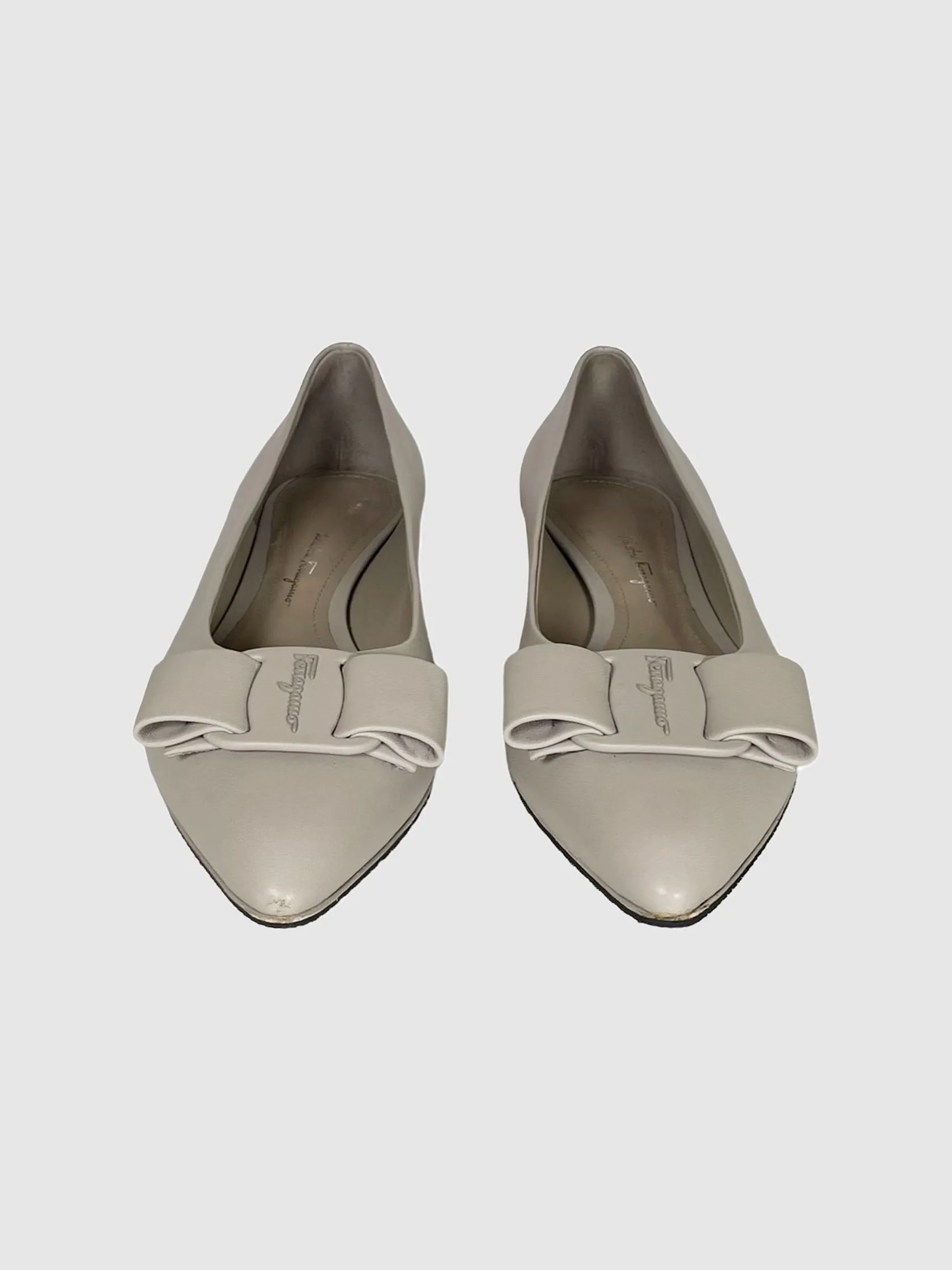 Salvatore Ferragamo Pointed Flats - Size 10