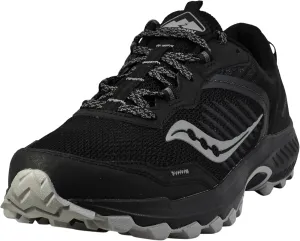 Saucony Men's Excursion TR15 Sneaker, Black/Shadow, 9 Wide