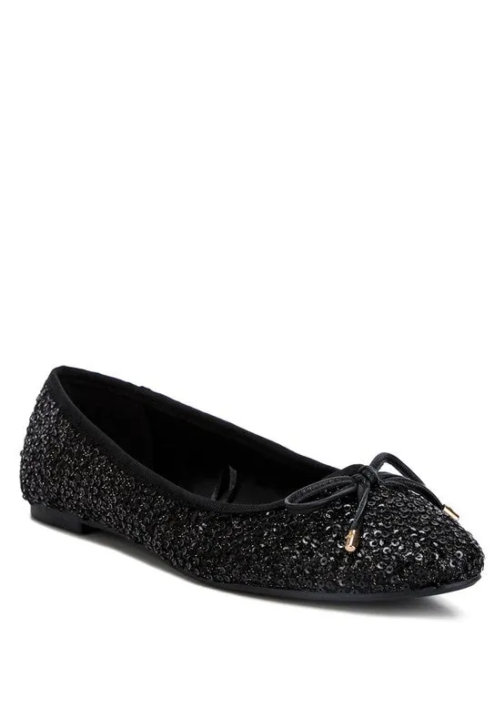 Sequin Ballet Flats