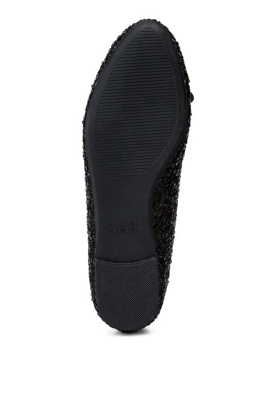 Sequin Ballet Flats