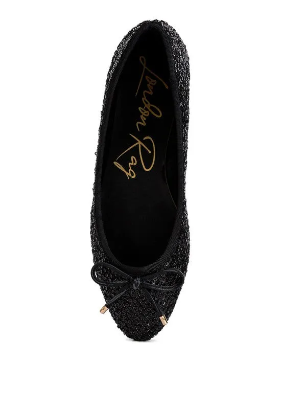 Sequin Ballet Flats