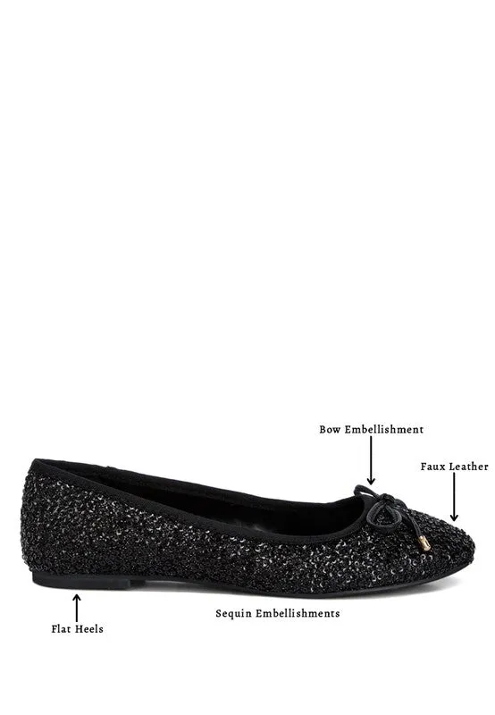 Sequin Ballet Flats