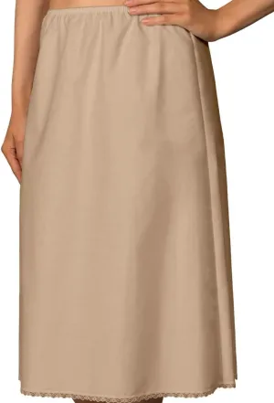 Shadowline Women's 4711636 36 Inch Flare Daywear Half Slip, Black,Ivory,Nude,White, S,M,L