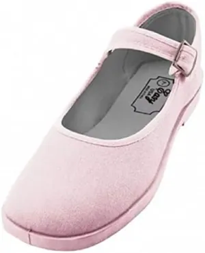 Shoes 18 Womens Cotton China Doll Mary Jane Shoes Ballerina Ballet Flats Shoes