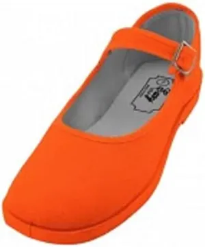 Shoes 18 Womens Cotton China Doll Mary Jane Shoes Ballerina Ballet Flats Shoes