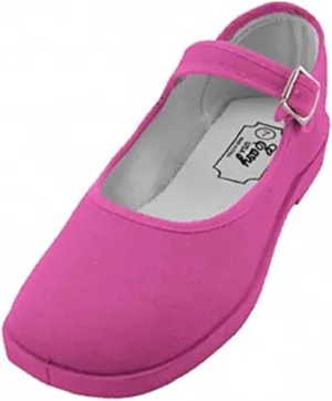 Shoes 18 Womens Cotton China Doll Mary Jane Shoes Ballerina Ballet Flats Shoes