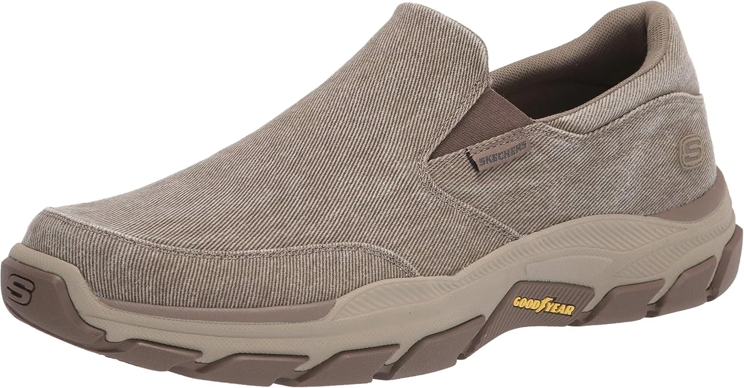 Skechers Men's Respected-Fallston Canvas Slip On