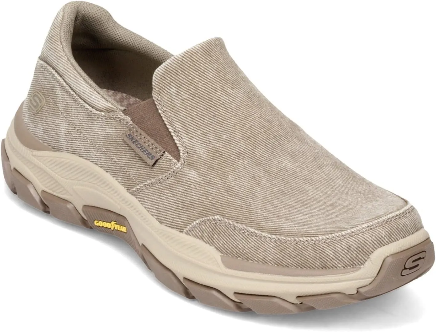Skechers Men's Respected-Fallston Canvas Slip On