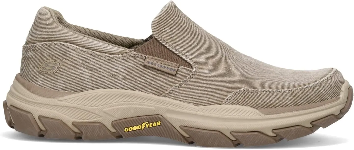 Skechers Men's Respected-Fallston Canvas Slip On