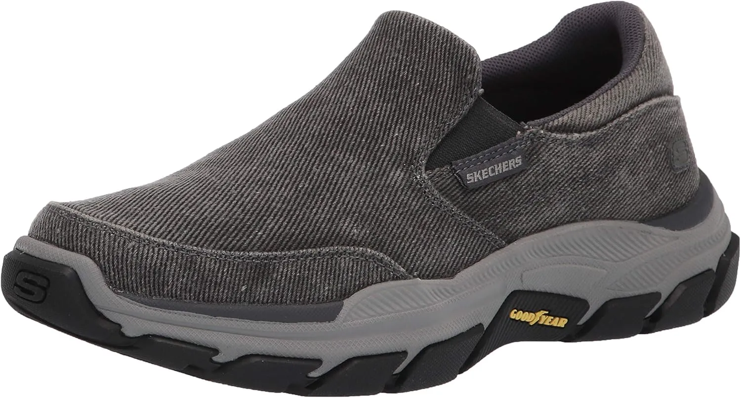 Skechers Men's Respected-Fallston Canvas Slip On