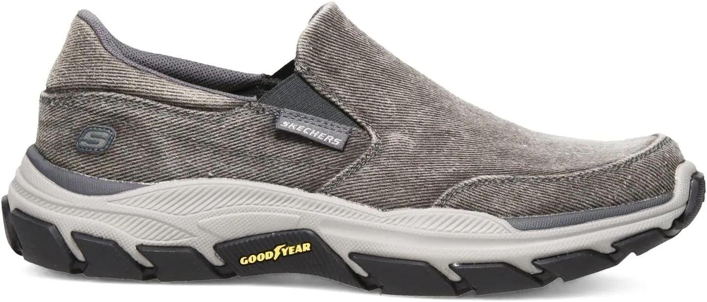 Skechers Men's Respected-Fallston Canvas Slip On