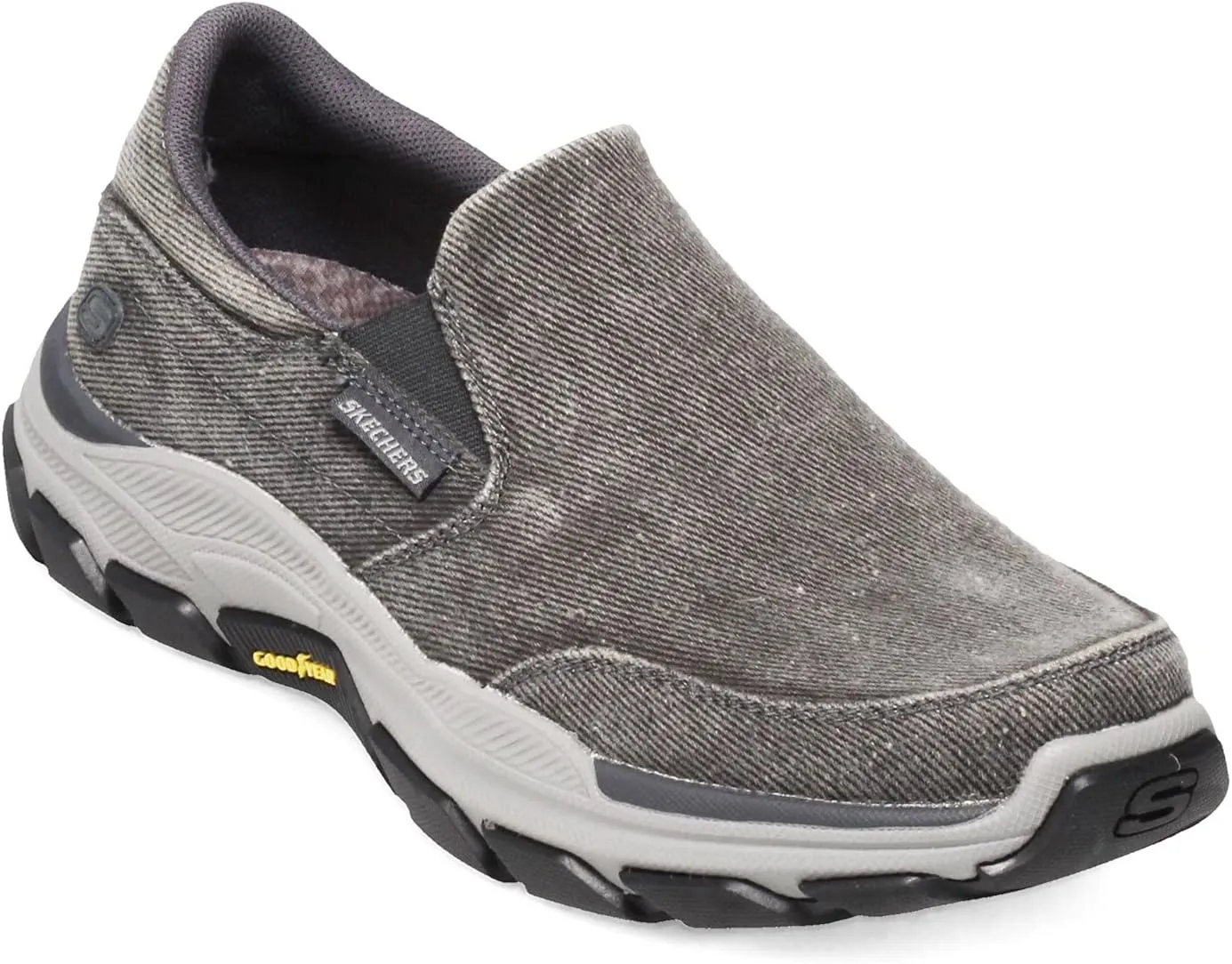 Skechers Men's Respected-Fallston Canvas Slip On