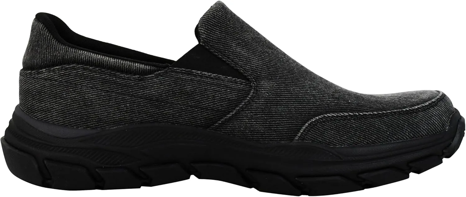 Skechers Men's Respected-Fallston Canvas Slip On