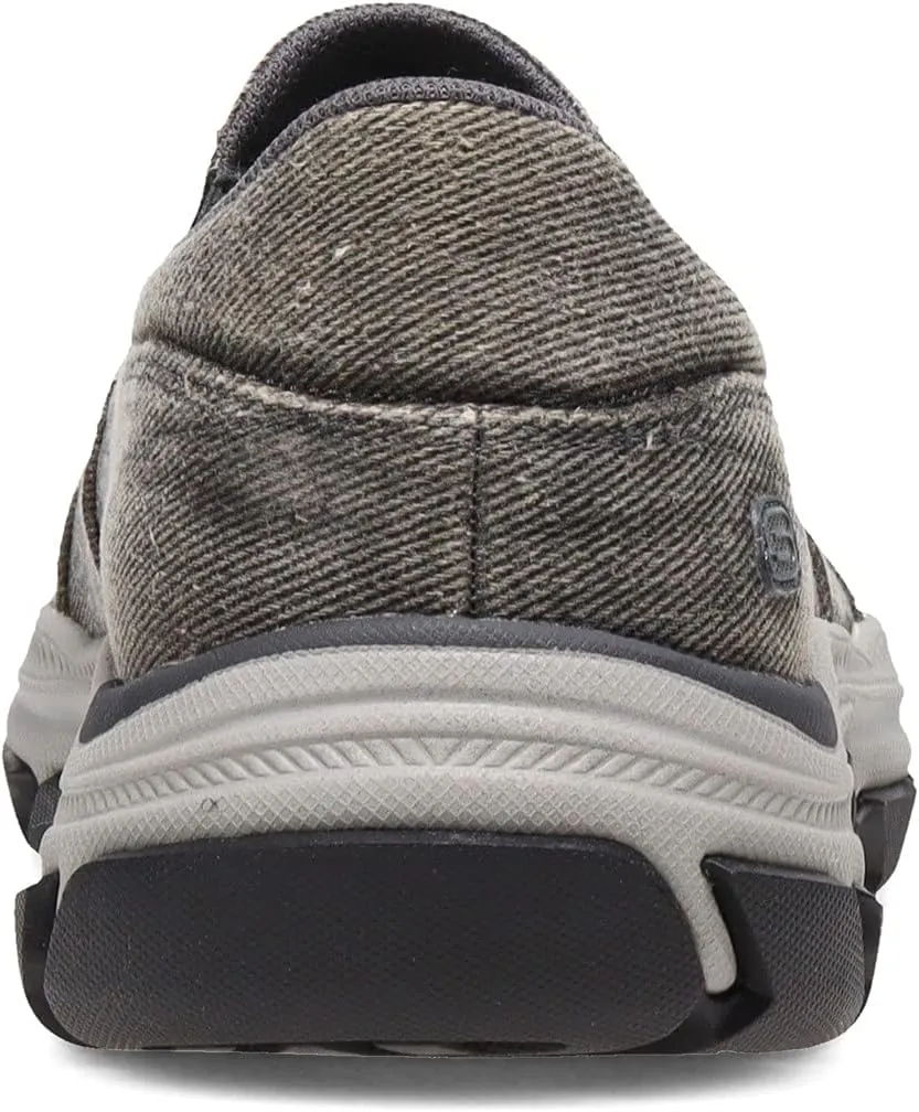 Skechers Men's Respected-Fallston Canvas Slip On