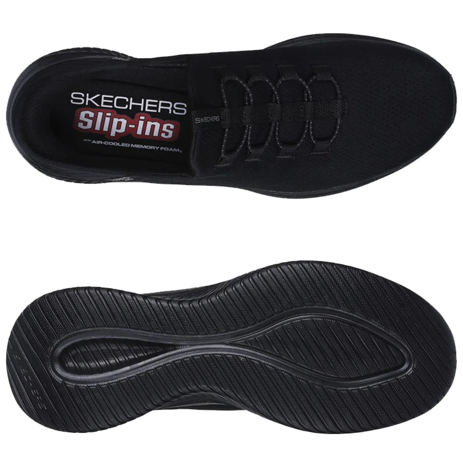 Skechers Mens Ultra Flex 3.0 Right Away Slip-Ins Trainers