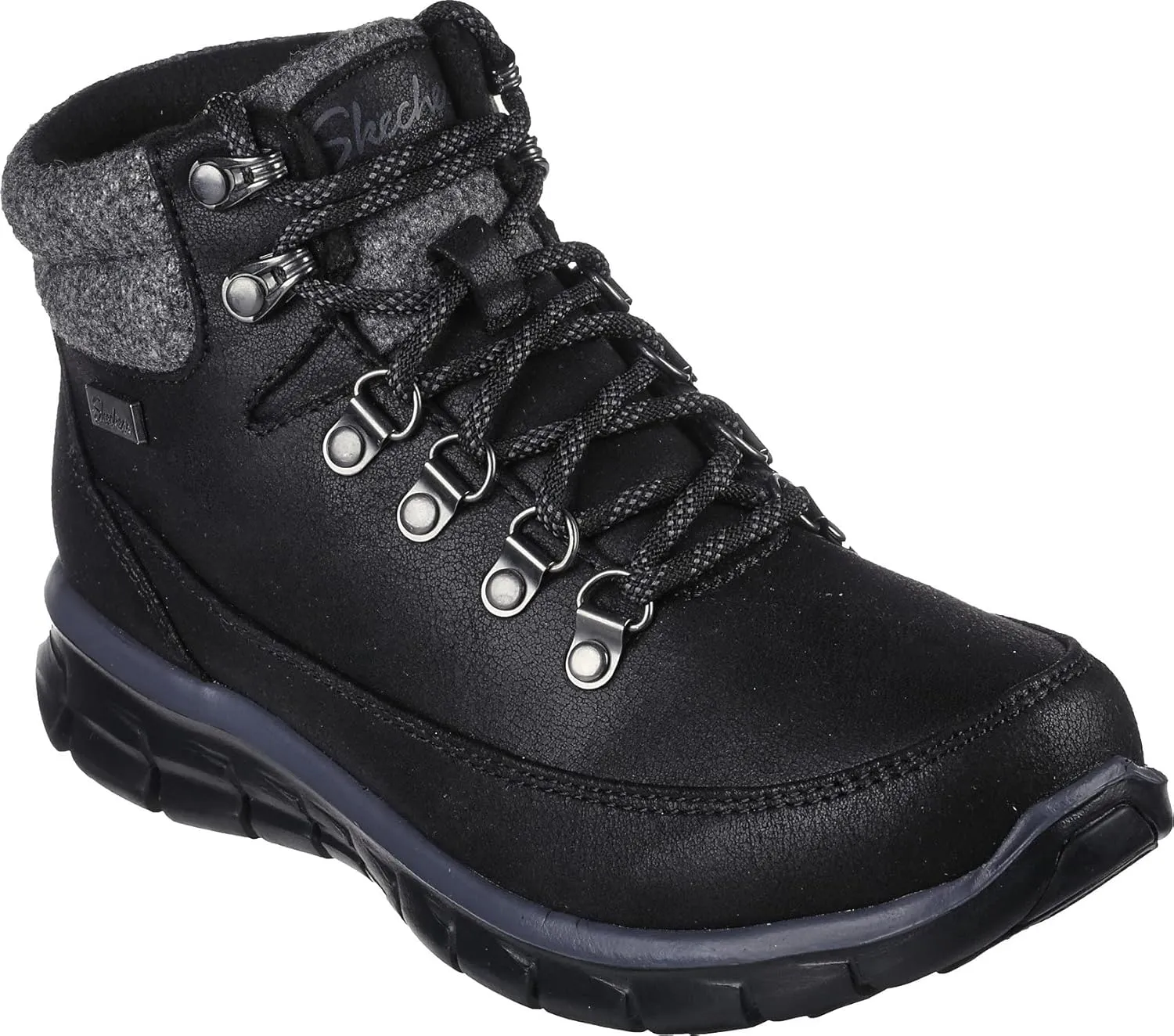 Skechers Women's Easy Going-Warm Escape Fashion Boot, Black, 10